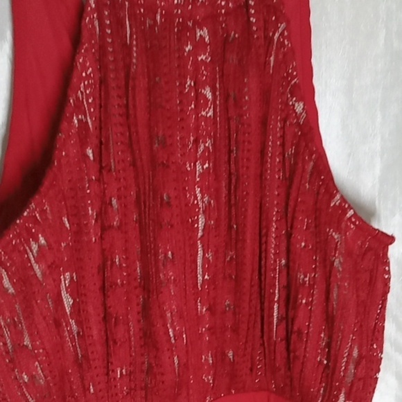 Francescas red spaghetti strap red dress small - Picture 4 of 10